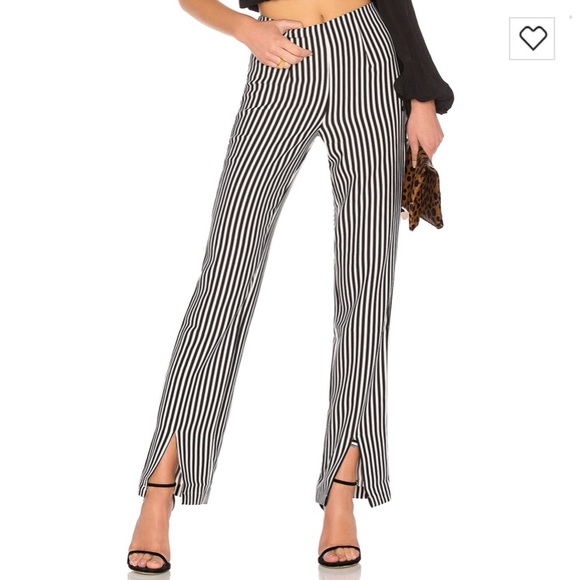 Lovers + Friends Pants - Lovers & Friends striped pant size medium